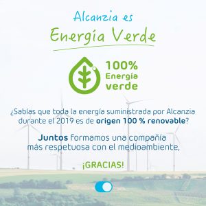 ¡En Alcanzia Somos Energía Verde 100 %! – Blog Alcanzia